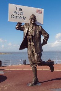 Full Length Statue with The Art of Comedy